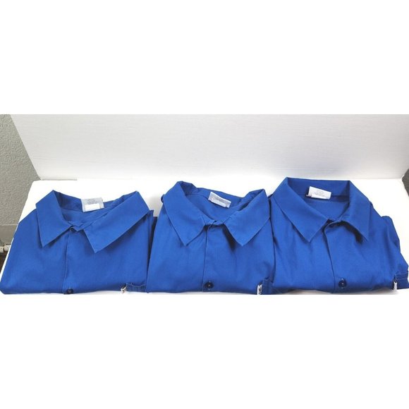 Uncommon Threads Blue Uniform Unisex Top XL Lot Of 3 - Picture 2 of 6